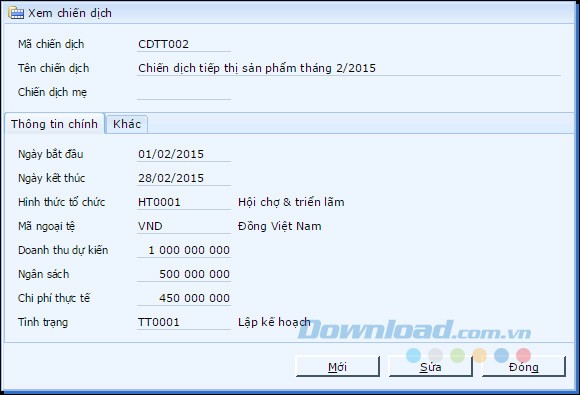 Quản lý chiến dịch