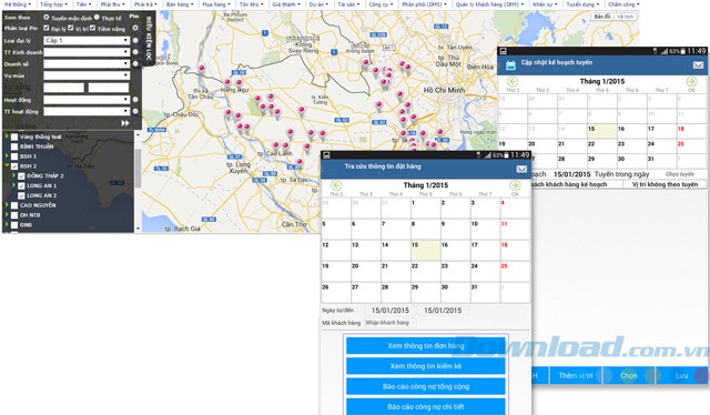 GIao diện phần mềm Fast DMS Online