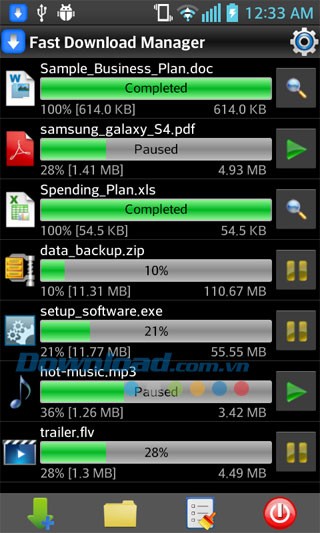 Fast Download Manager cho Android