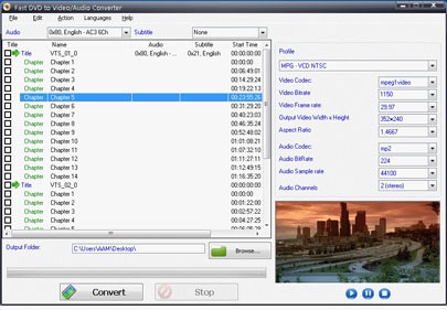 Fast DVD to Video Audio Converter