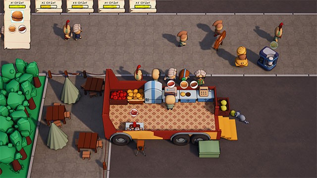 Nấu ăn và quản lý xe tải bán đồ ăn di động trong Fast Fast Food game