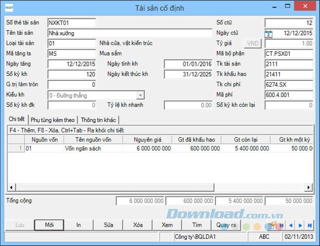 Tài sản cố định