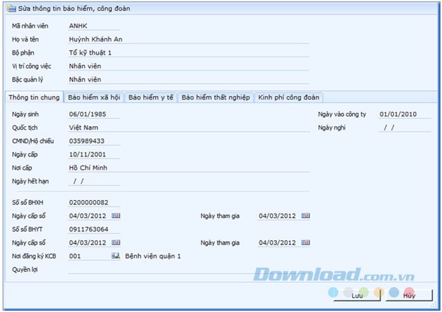 Thôn tin bảo hiểm