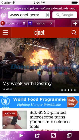 Fast Web Browser Free cho iOS