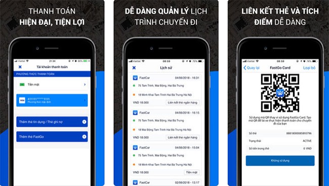 Ứng dụng đặt xe trên di động