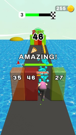 Đẩy các khối trên đường