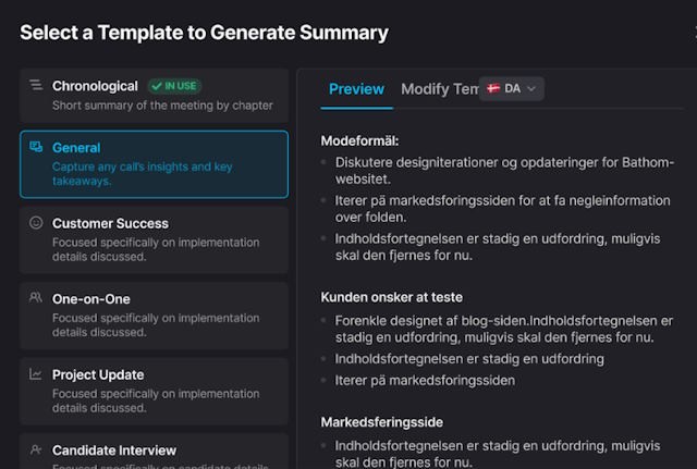 Tạo bản ghi chép và tóm tắt cuộc họp chính xác mọi lúc