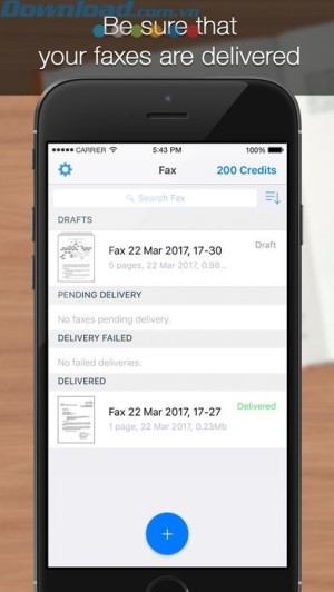 Đảm bảo tài liệu của bạn đã được gửi
