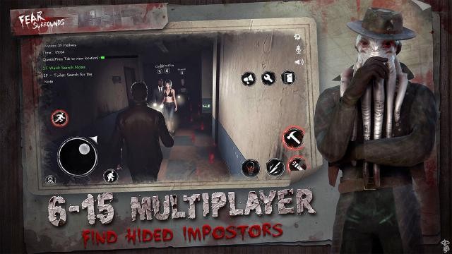 Game Fear Surrounds cho phép 6-15 người cùng chơi
