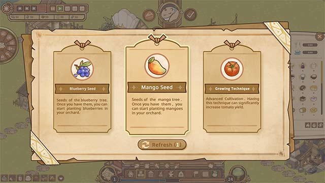 Khám phá nguyên vật liệu mới, công thức nấu ăn đa dạng và truy tìm kho báu ẩn