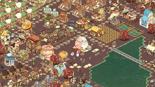 Theo thời gian, người chơi Feastopia sẽ có cả một thủ phủ lương thực rộng lớn, thịnh vượng