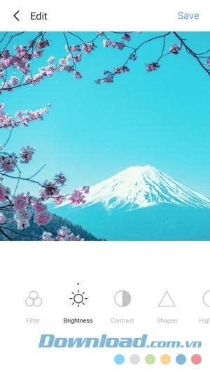 Feelm Soda cho Android chụp ảnh phong cảnh