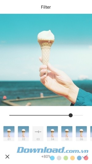 Feelm Soda cho Android hỗ trợ tinh chỉnh mức độ lọc