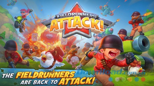 Fieldrunners Attack! cho iOS