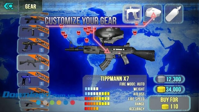 Tùy biến vũ khí trong game Fields of Battle