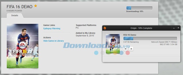 Origin tải FIFA 16
