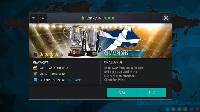 Tham gia giải đấu lớn