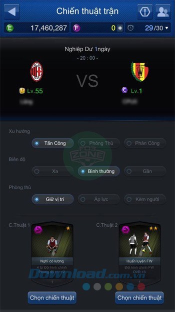 Chiến thuật trận đấu