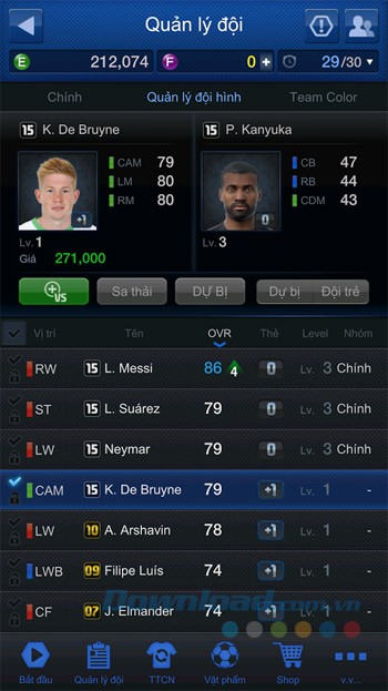 Quản lý đội bóng