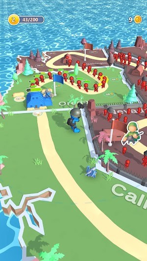 Chỉ huy quân đội của bạn chiến đấu chống lại kẻ thù