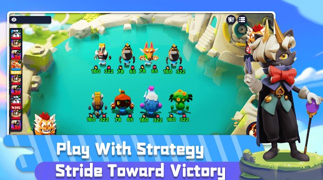 Chơi với chiến lược của bạn, tiến bước dài tới chiến thắng trong game Fight! Olyn Island