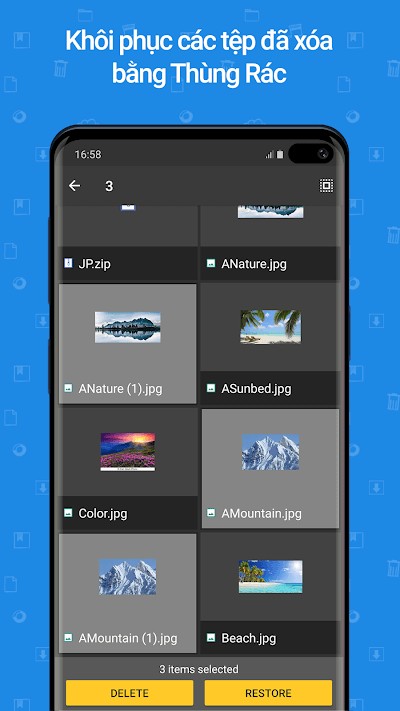 File Commander quản lý ảnh