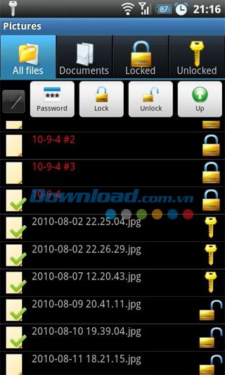 File Locker cho Android