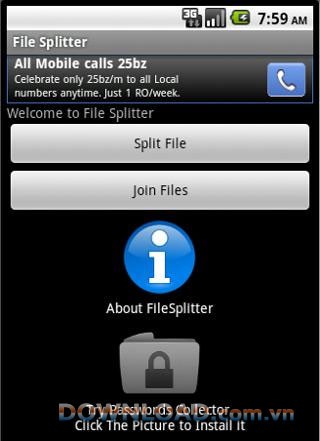 File Splitter For Android