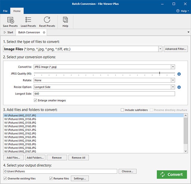 Hỗ trợ đọc và chuyển đổi hơn 300 định dạng file khác nhau
