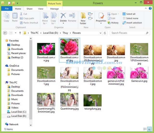 Ảnh nén được lưu vào thư mục ảnh gốc