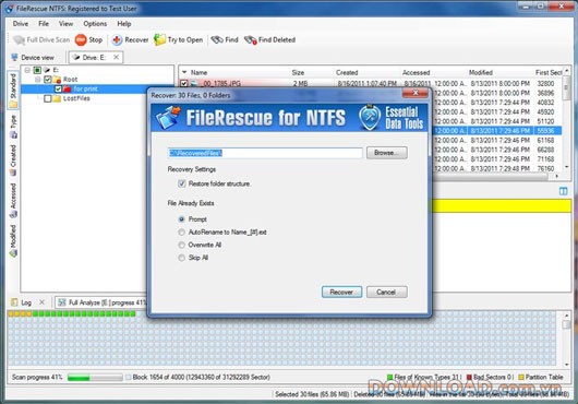 FileRescue for NTFS