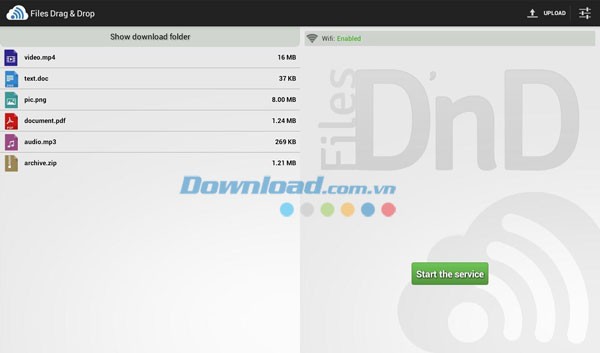 Files Drag & Drop for Android