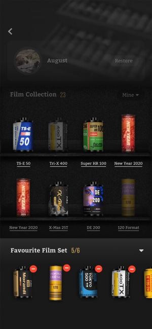 Nhiều cuộn phim khác nhau