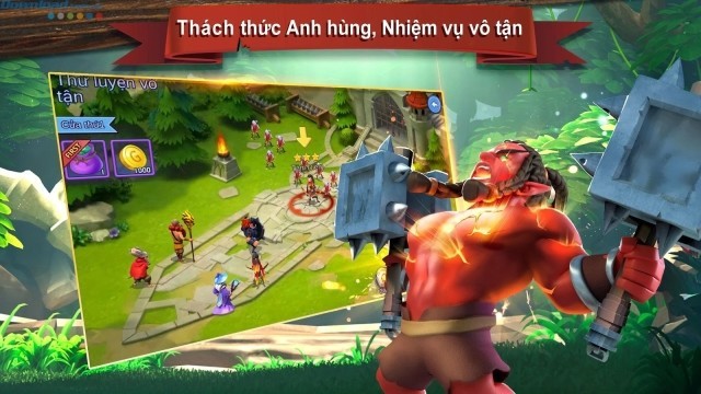 Thách thức anh hùng với nhiệm vụ vô tận
