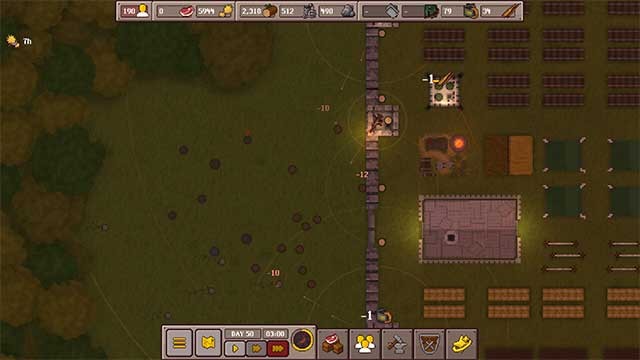 Chiến đấu chống lại các đợt tấn công của zombie vào ban đêm