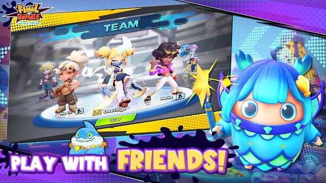 Chơi cùng bạn bè, cạnh tranh với đội khác trong game Final Rumble