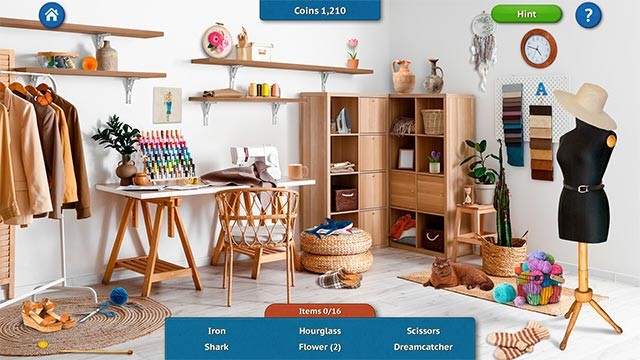 Kiếm xu và mua các món đồ nội thất để trang trí cho căn phòng ảo