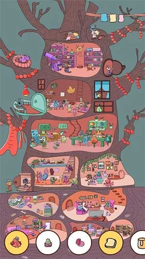 Tìm nhiều sinh vật trong một bức tranh lớn