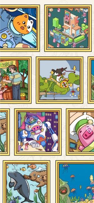 Rất nhiều bức tranh thuộc các chủ đề khác nhau