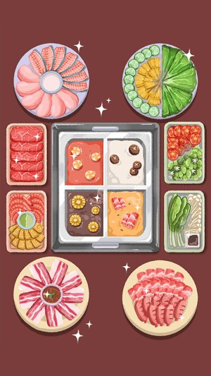 Sắp xếp đồ ăn