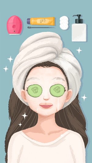 Tẩy trang cho cô gái