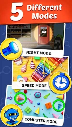 Find The Differences có 5 chế độ chơi hấp dẫn