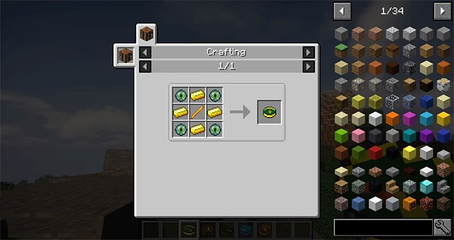 Công thức chế tạo trong Find Your Way Mod