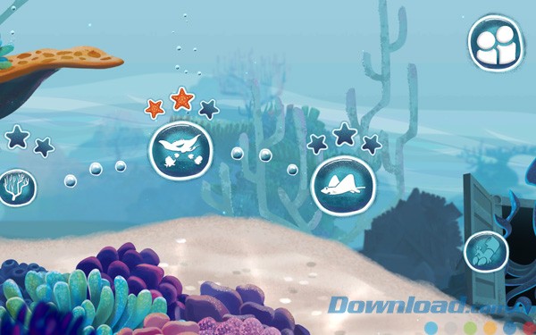 Bản đồ cấp độ của Finding Dory: Just Keep Swimming