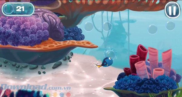 Giao diện game Finding Dory: Just Keep Swimming cho Windows 10
