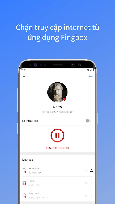 Fing có thể chặn truy cập mạng