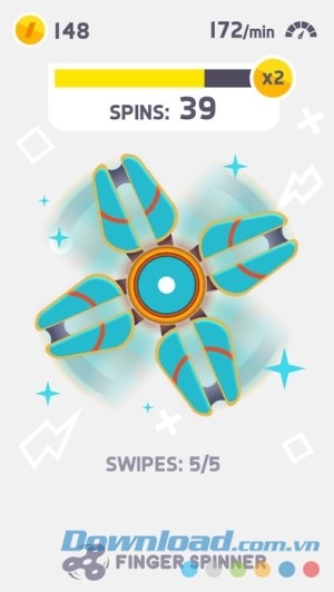 Finger Spinner cho iOS với nhiều mẫu mã khác nhau