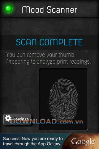 Fingerprint Mood Scanner for Android