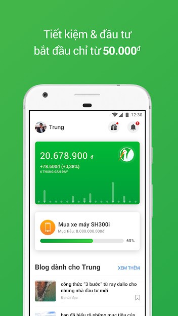 Tiết kiệm với chỉ từ 50.000 trên Finhay