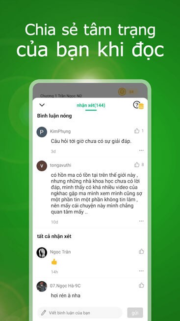 Chia sẻ cảm xúc khi đọc sách